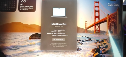 Macbook pro 16go - m1,